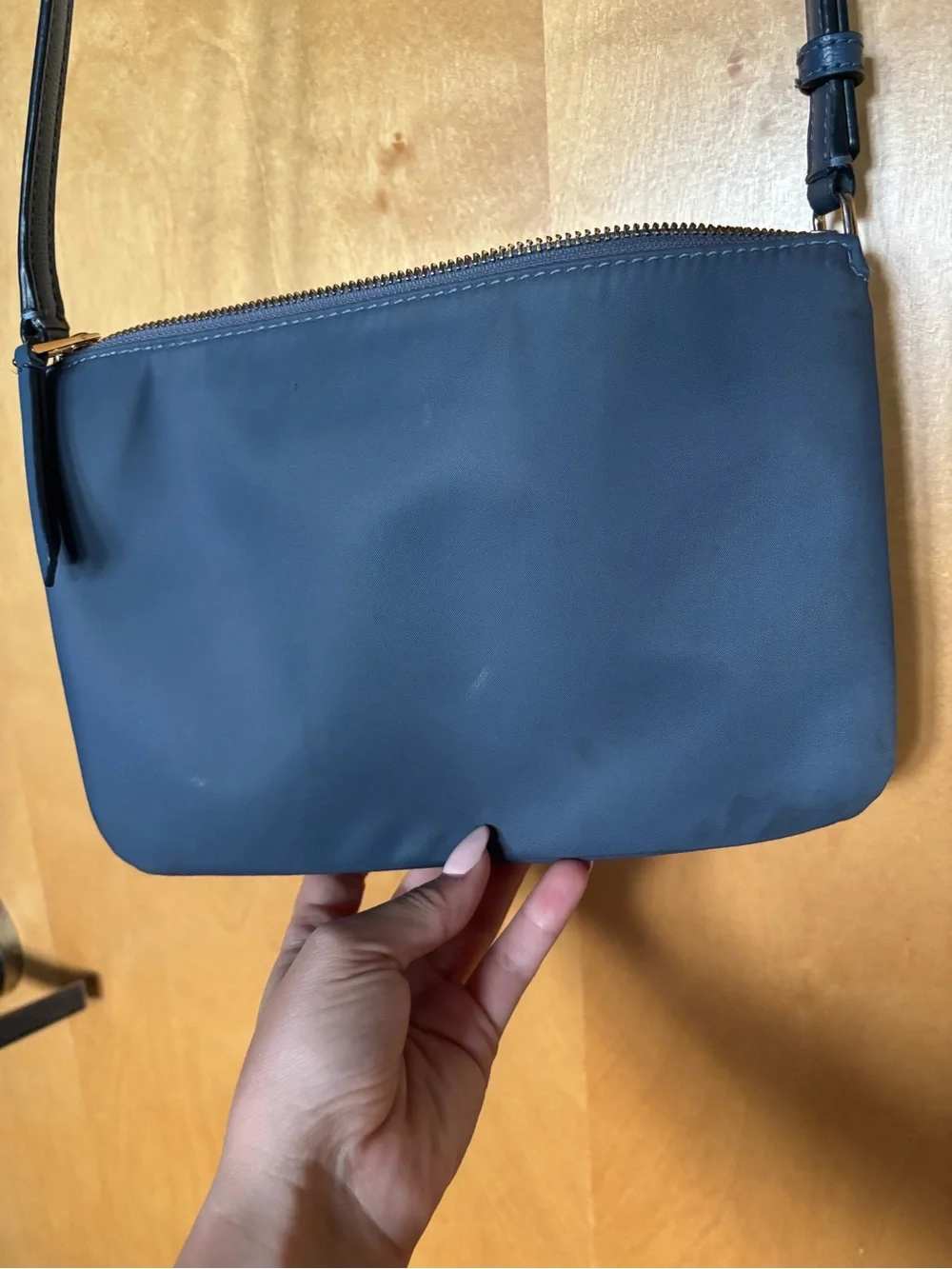 kate spade Blue Vinyl Crossbody Bag